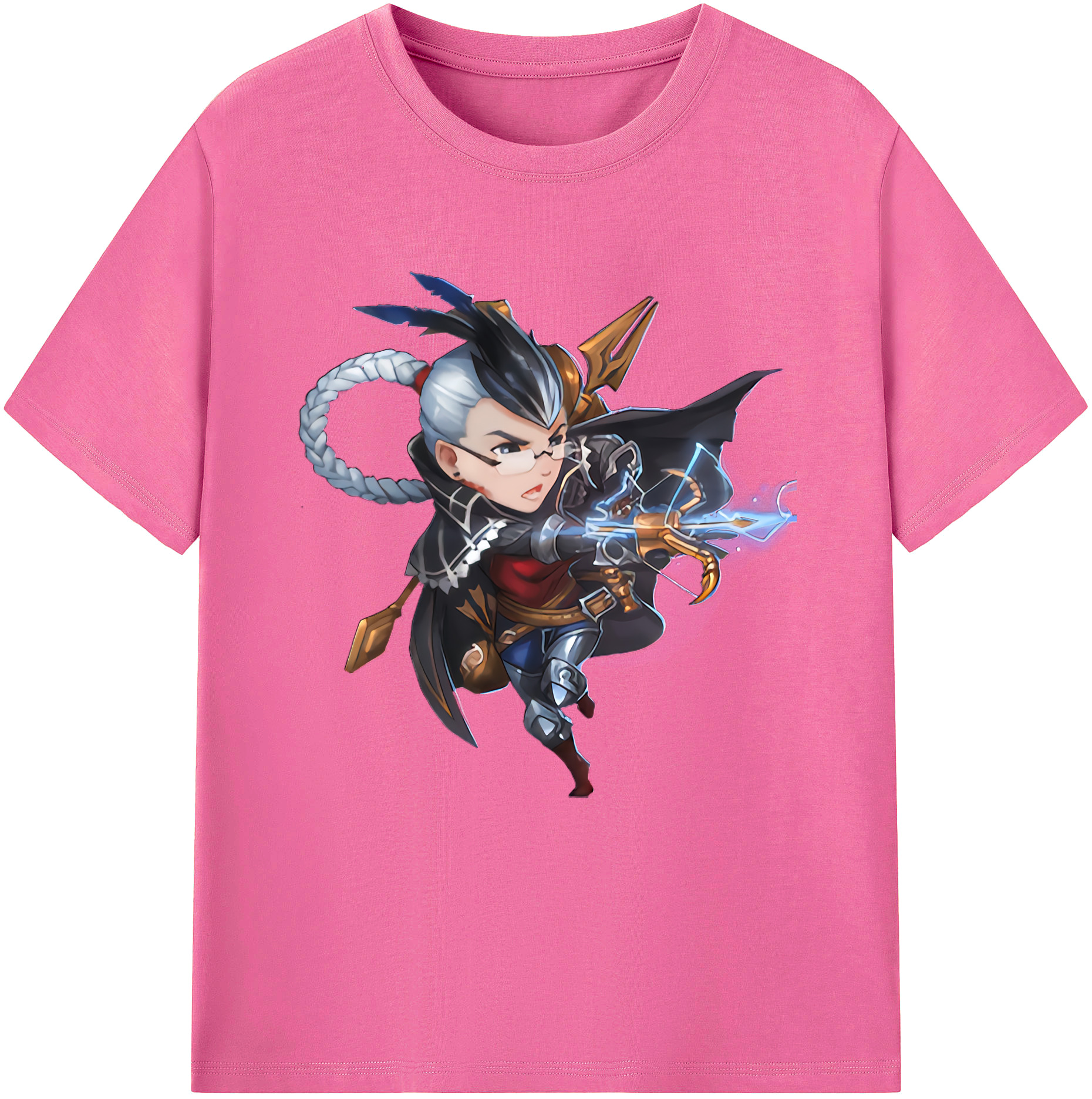 （画像用） リーグ・オブ・レジェンド League of Legends LOL レディースカジュアルプリントTシャツ（綿100％）